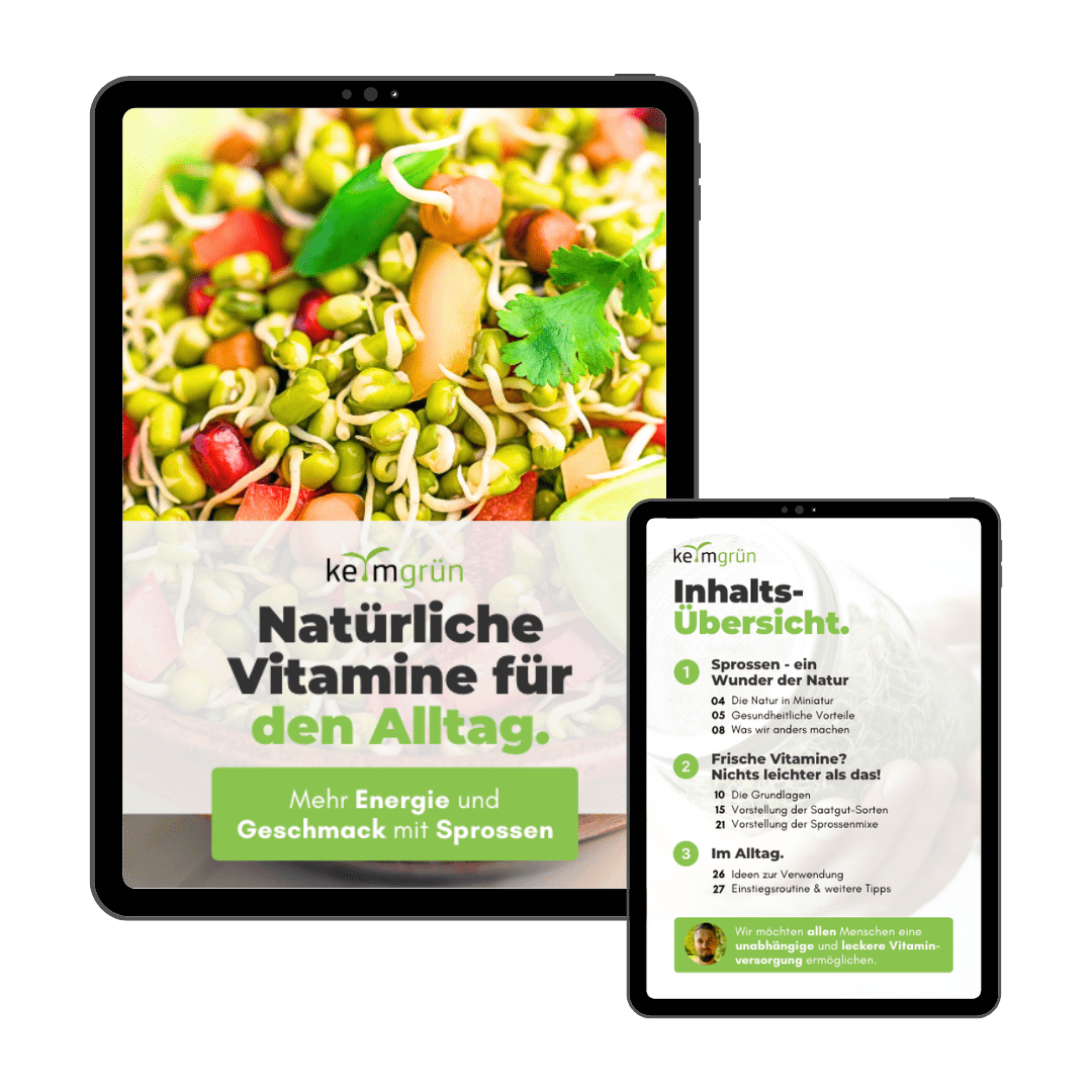 E - Book "Natürliche Vitamine für den Alltag" - Keimgrün