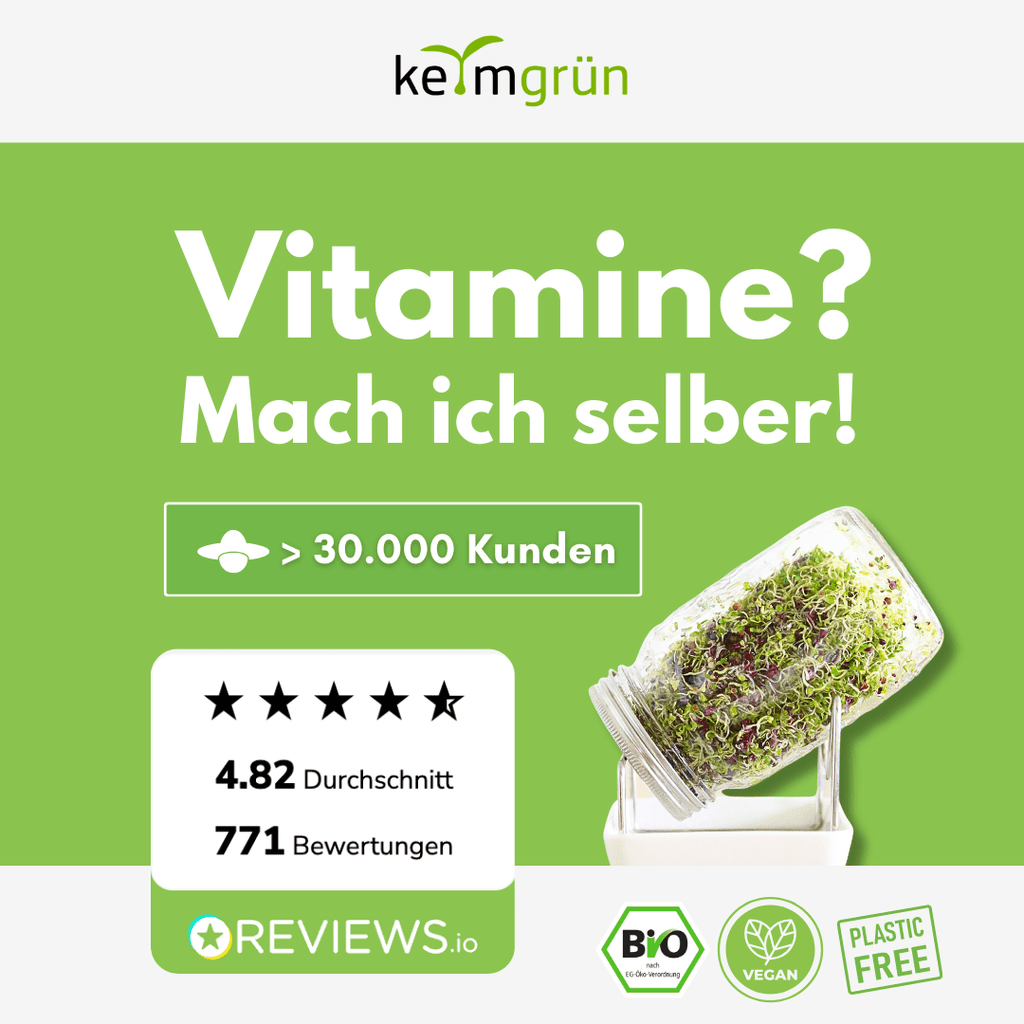 Keimgrün Keimgrün - Bio Sprossenmix "Müsli" - 500g Sprossen Samen Saatgut Mix