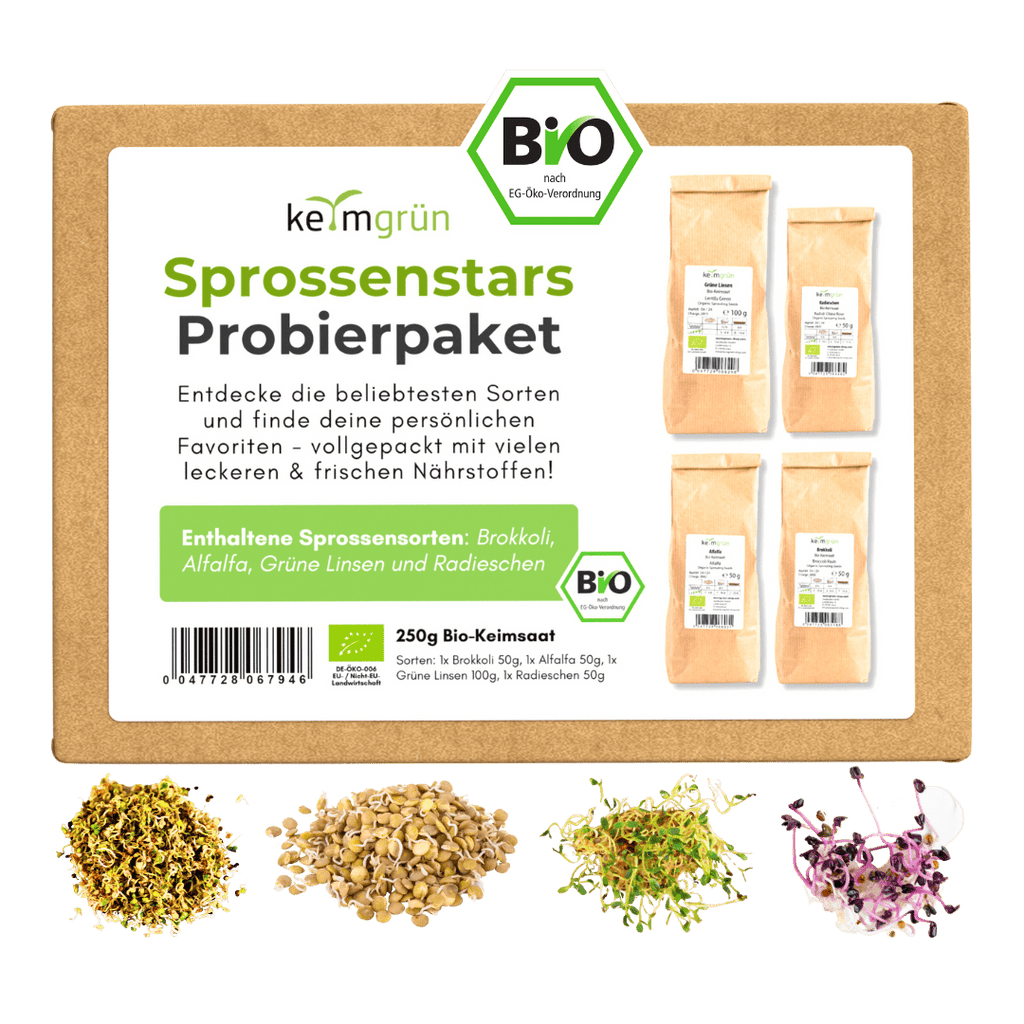 Keimgrün Sprossenstars Probierpaket - Keimgrün