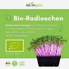 Radieschen Bio - Keimsaat - Keimgrün